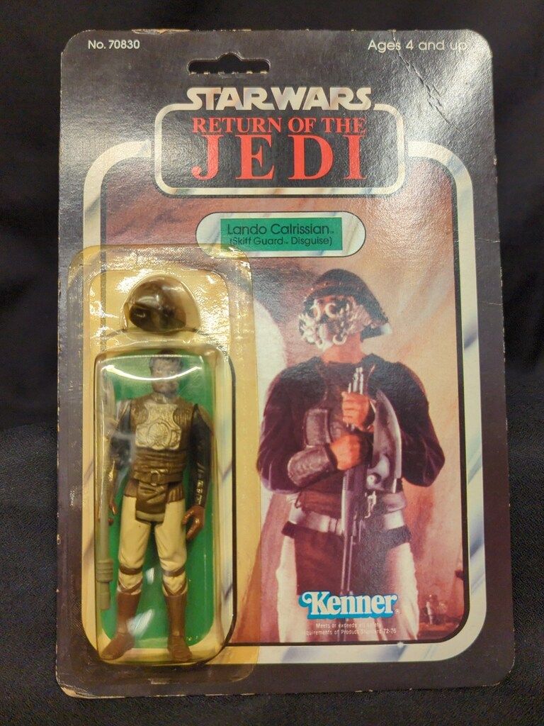 ツクダオリジナル 65バック ACTION FIGURES LANDO CALRISSIAN SKIFF GUARD DISGUISE 3.5インチ