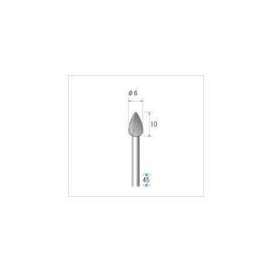 【新品・2営業日で発送】ナカニシ クラフトダイヤモンドバー(1Pk(袋)=3本入)雫 刃径6 (12837 5257)