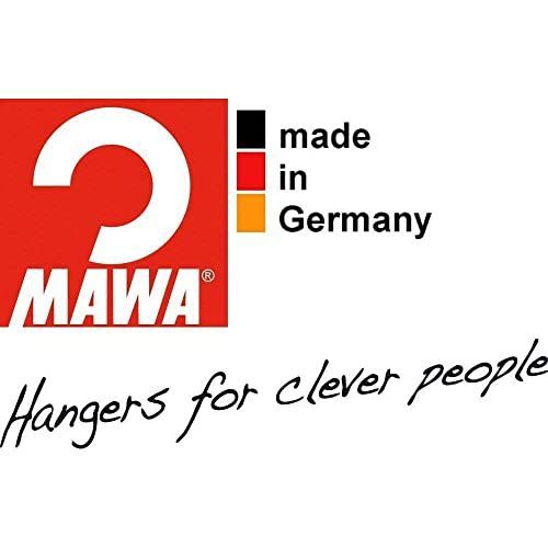 ホワイト_20 MAWA ドイツのすべらないマワハンガー エコノミックライト