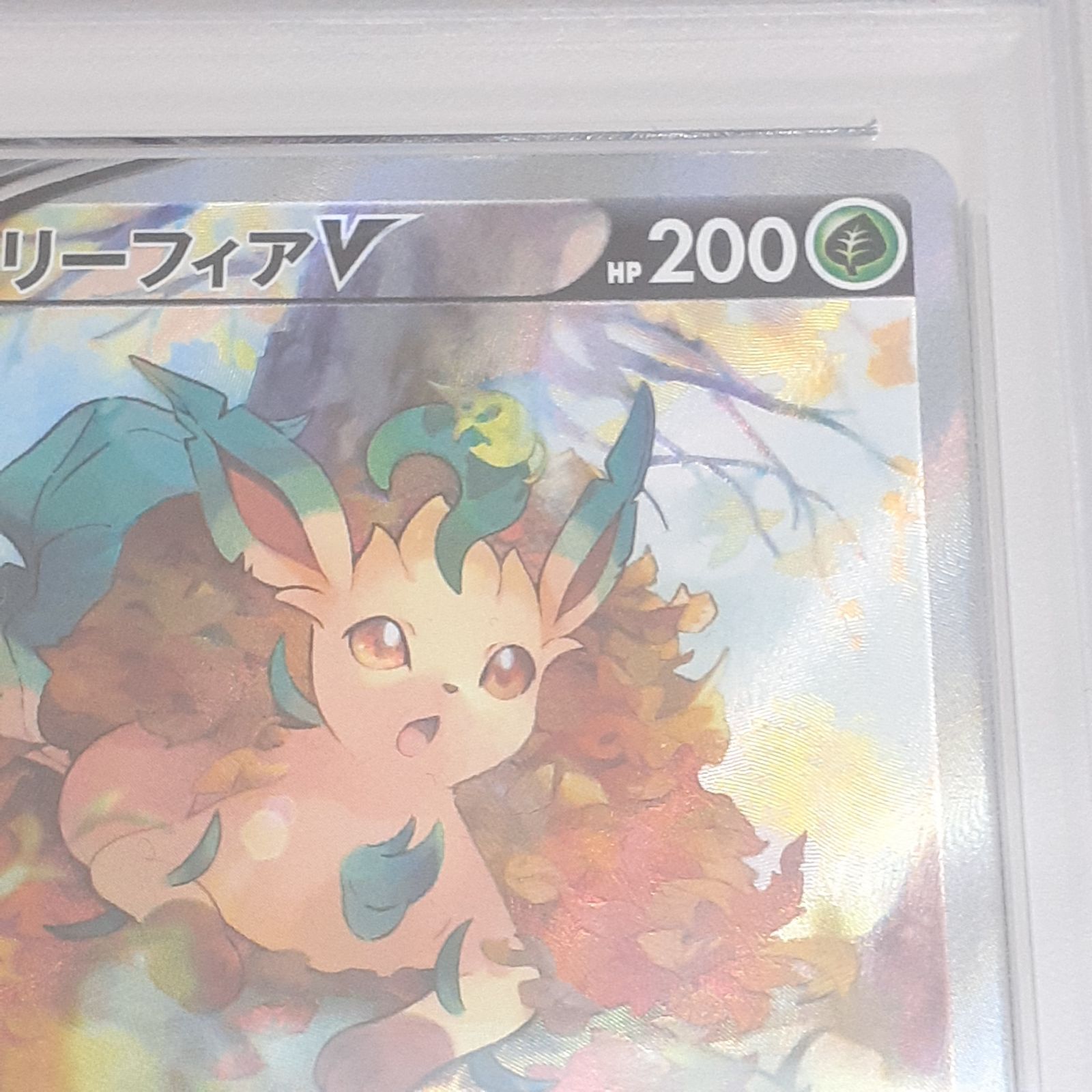 リーフィアV SR S6a イーブイヒーローズ PSA10