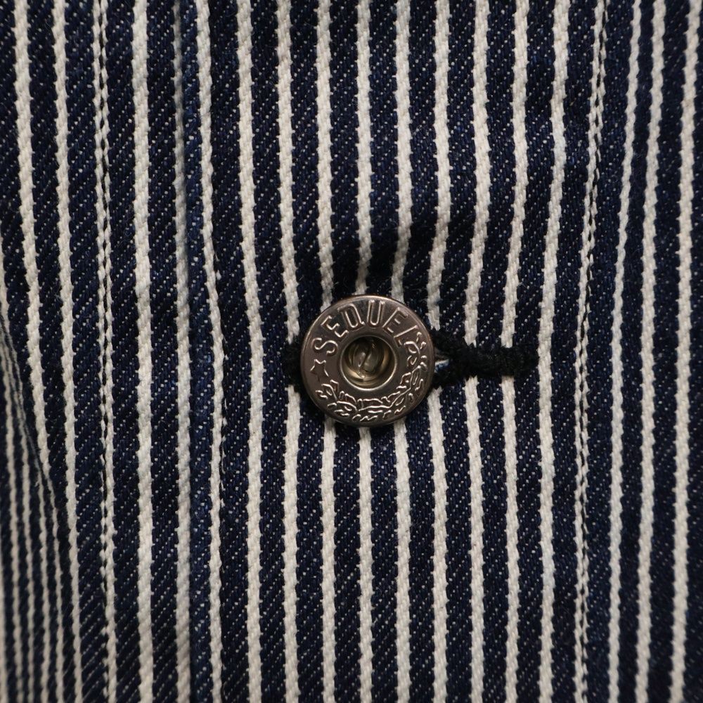 SEQUEL (シークエル) 25SS HICKORY DENIM JACKET ヒッコリーストライプ