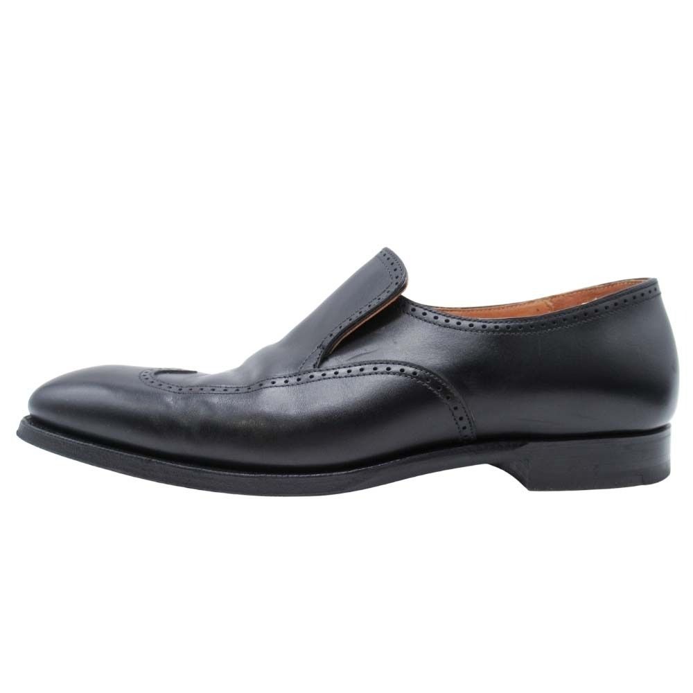 新品 CROCKETT&JONES ローファー 革靴 スエード 定価9万 タッセル