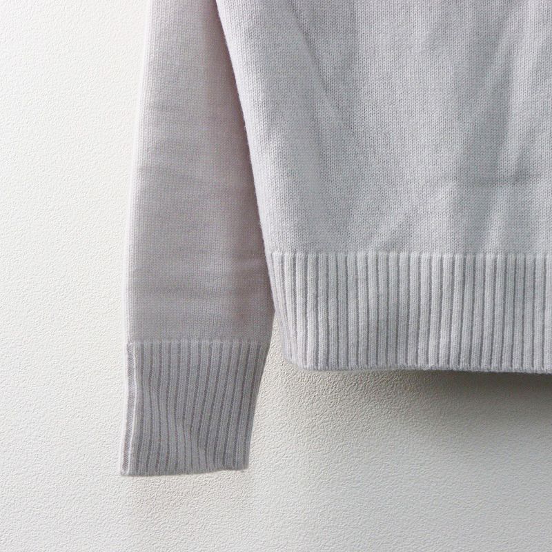 【704】現行品　アナイ　スノーフレーク プルオーバー　ライトグレー　38 704】現行品 アナイ スノーフレーク プルオーバー ライトグレー