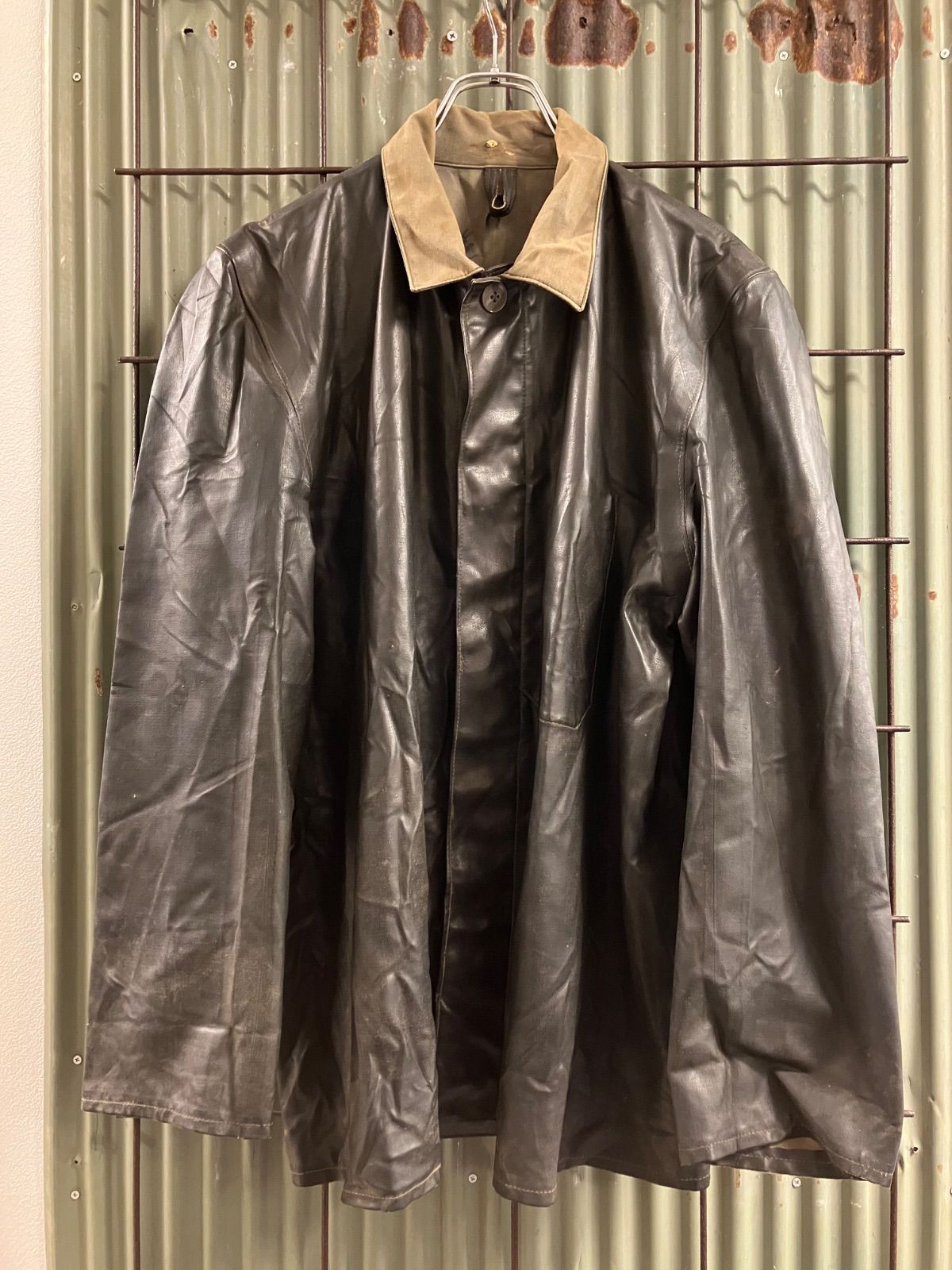 Vintage German Rubber Fireman Jacketドイツ　ファイヤーマン　ラバージャケット　消防士