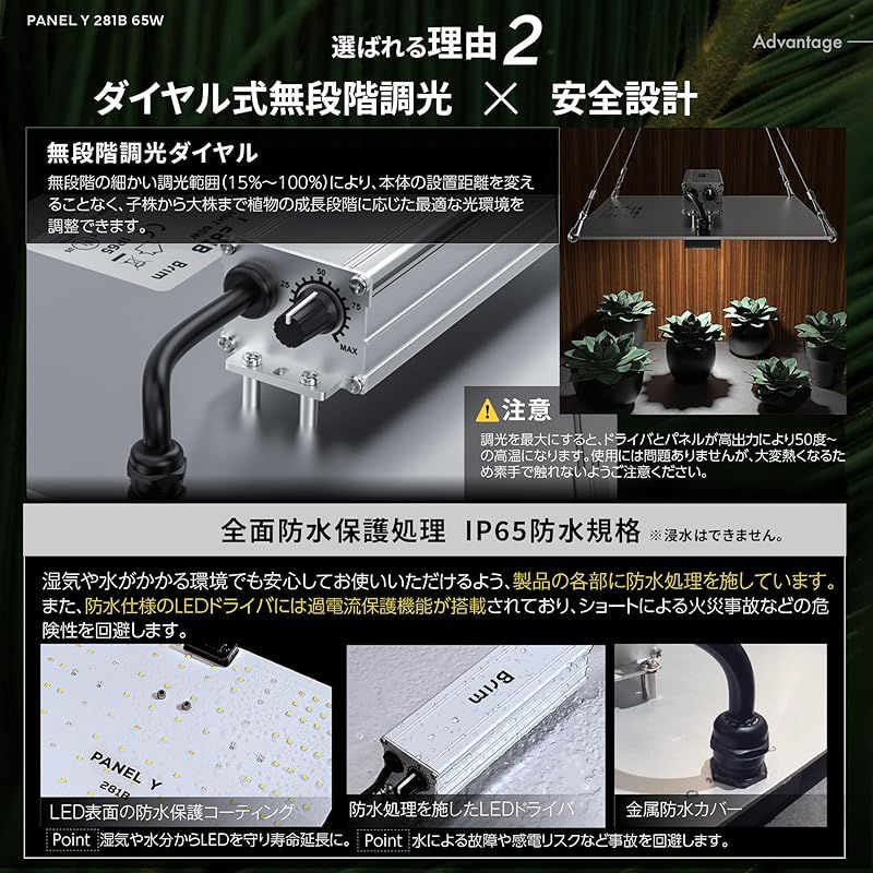 植物育成ライト LED