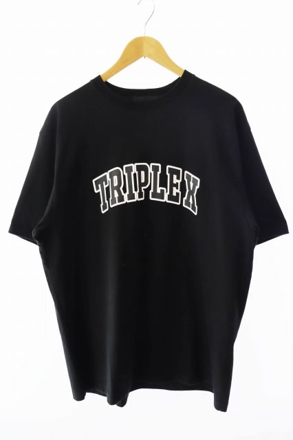 GOD SELECTION XXX ゴッド セレクション トリプルエックス 22SS T-SHIRT ロゴ プリント 半袖Tシャツ GX-A22-ST-03 XL 黒 ブラック ブランド古着ベクトル 251006