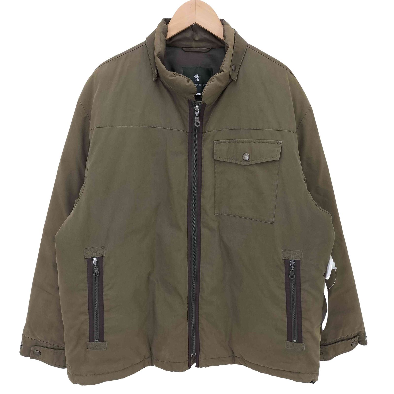 ザスコッチハウス The Scotch House フラップポケット ポリコットン 