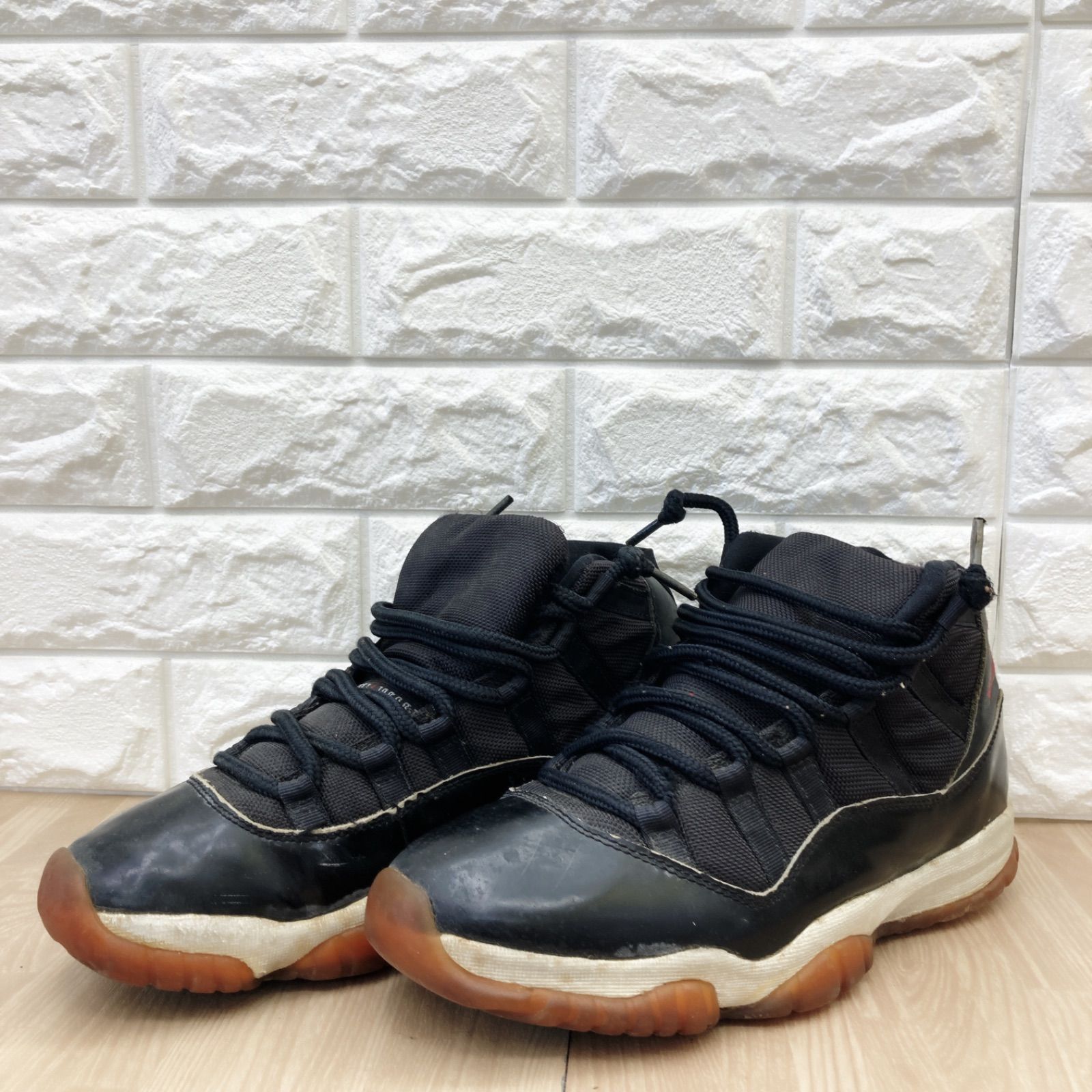 AIR JORDAN 11 RETRO BLACK/RED 130245 062 スニーカー エアジョーダン ...