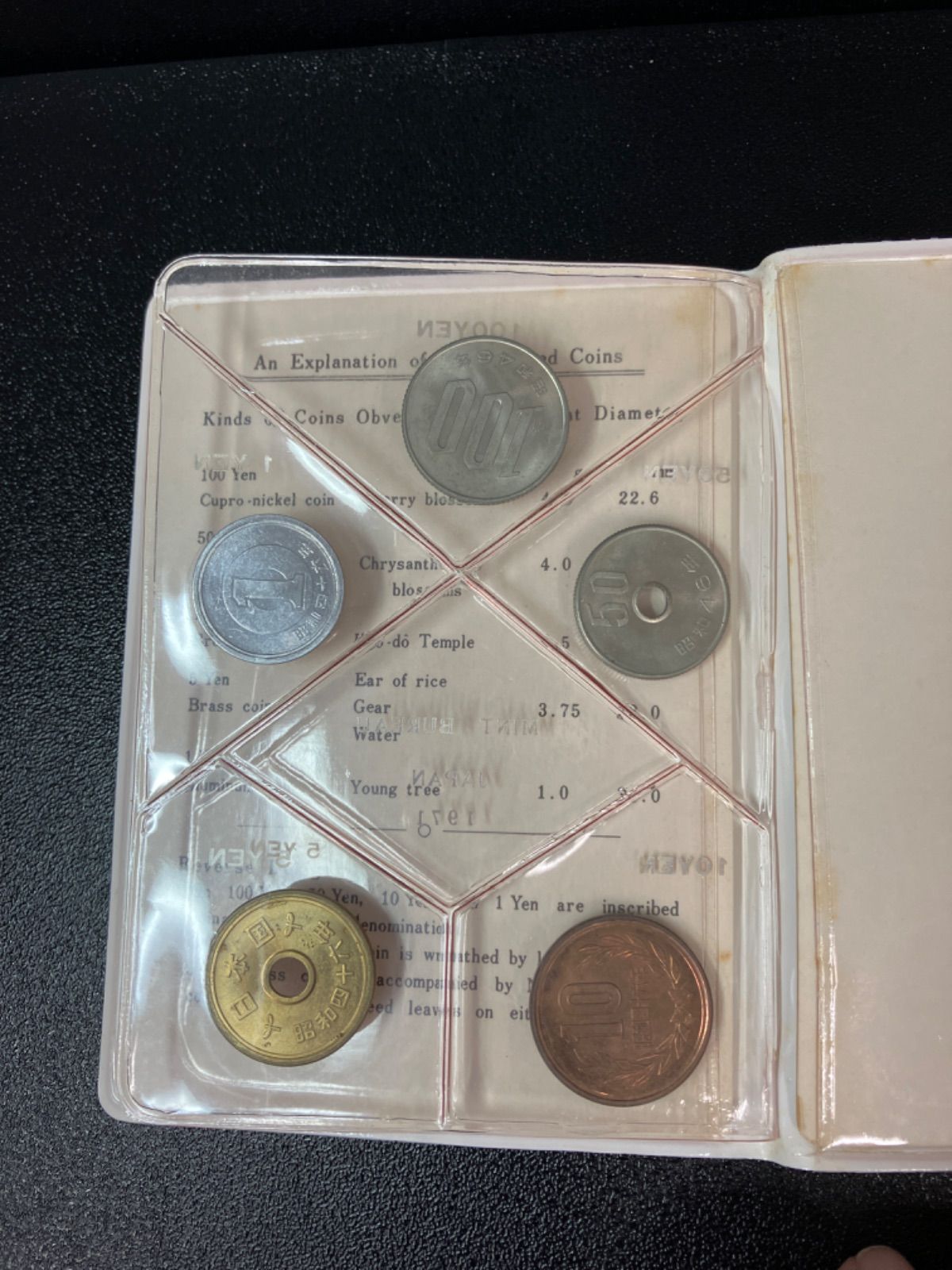1970年 1971年 1972年 手帳型ミントセット 昭和45年 46年 47年