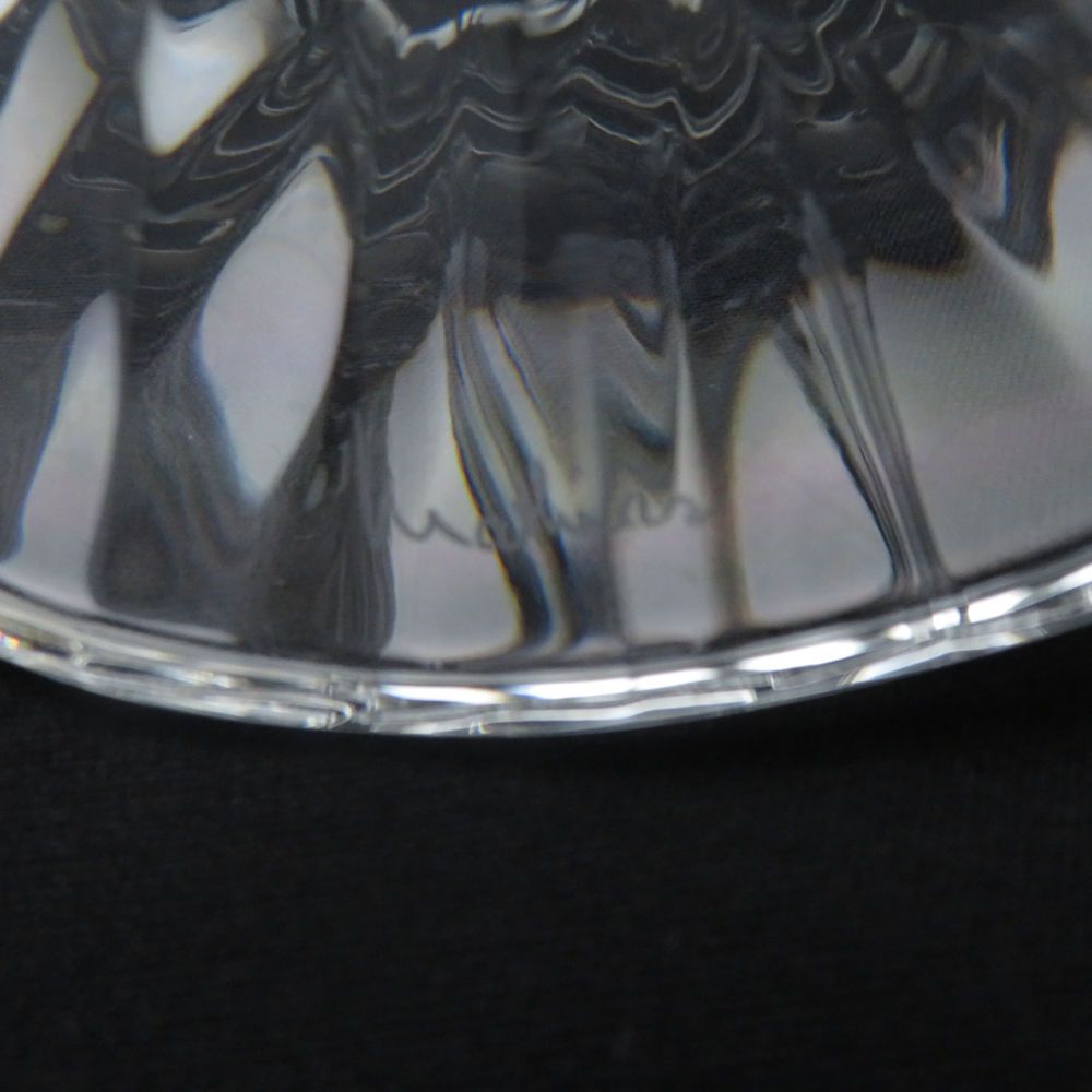 美品 Baccarat バカラ ミルニュイ キャンドルスタンド クリスタル H32  