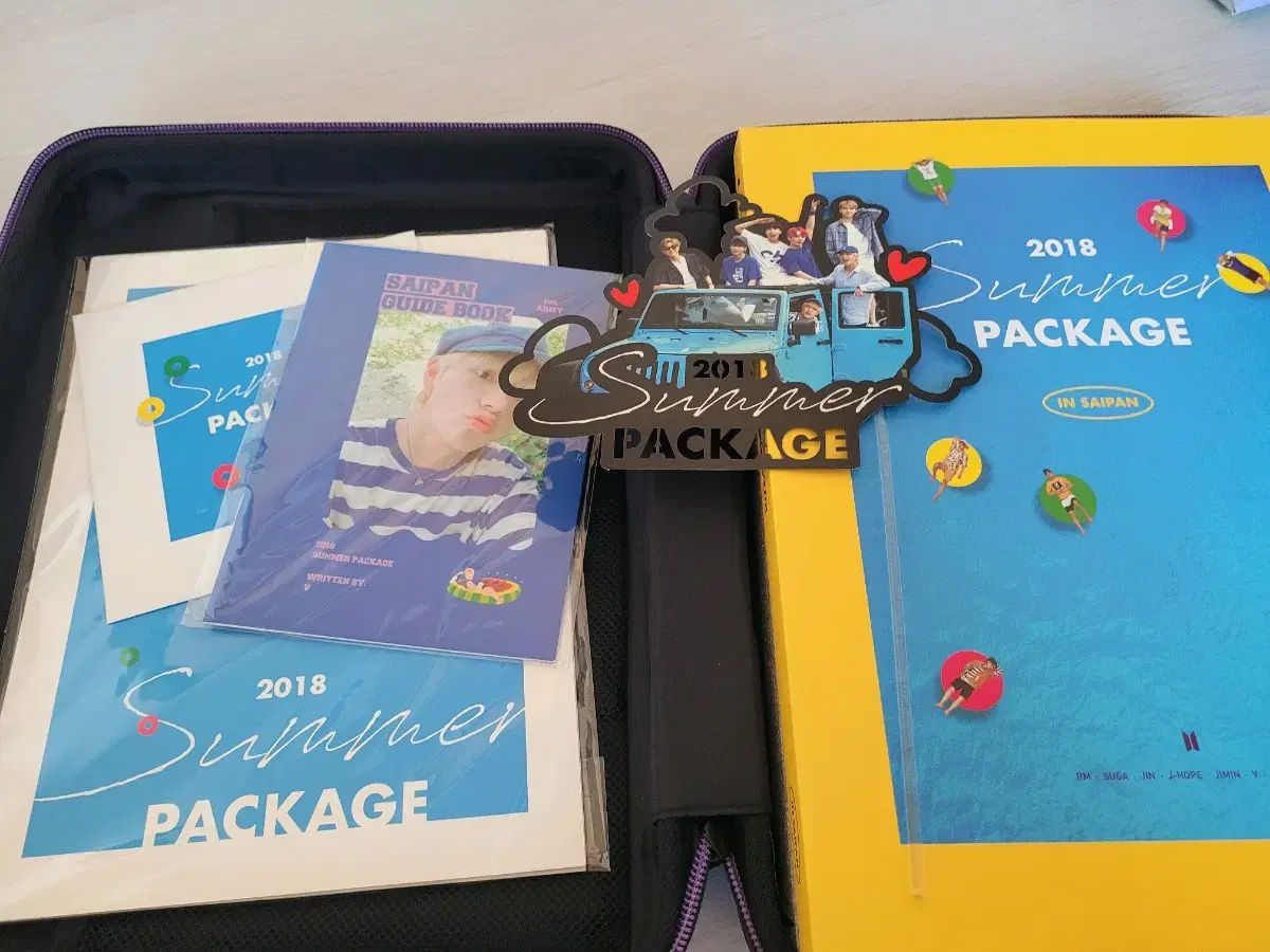 ミュージック BTS SUMMER PACKAGE 2018 BTS 2018 Summer Package In Saipan Out Box White Full Set