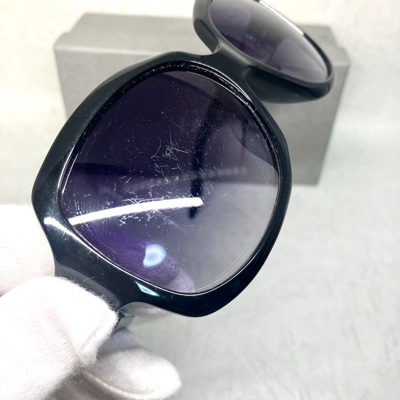 ✨Dior ディオール サングラス ブルー系 メガネ ロゴ ブラック