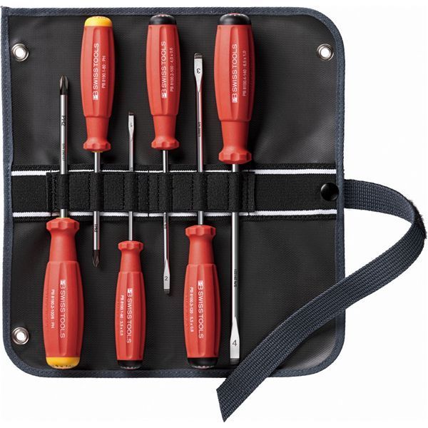 PB SWISS TOOLS ピービースイスツールズ 6本組 スイスグリップ ドライバーセット 8560.SUGY