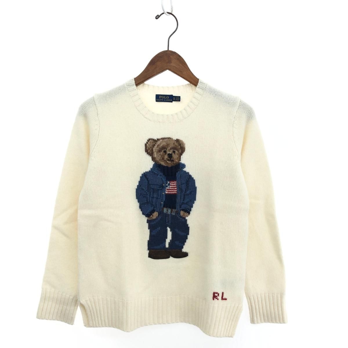 良好 POLO RALPH LAUREN ポロラルフローレン ポロベア 長袖ニット  