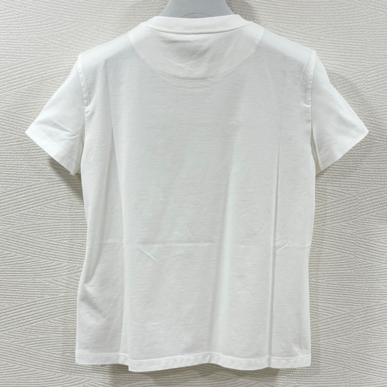 未使用品◎HERMESエルメス Tシャツ/カルトゥッシュ/モール/38