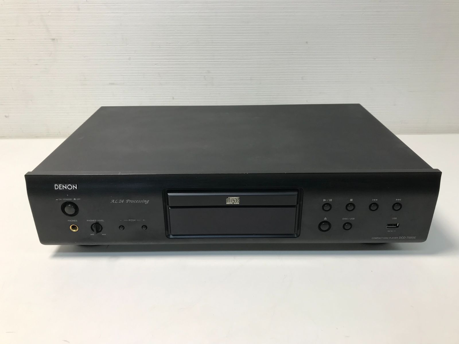 □中古□DENON デノン CDプレーヤー ブラック DCD-755SE-SP 動作確認