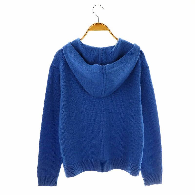 セオリー Theory 23AW LANA CASH SLIM HOODIE プルオーバー ニットパーカー 長袖 カシミヤ混 S グレー /ES ■OS レディース theory セオリー Theory 23AW LANA CASH SLIM HOODIE プル