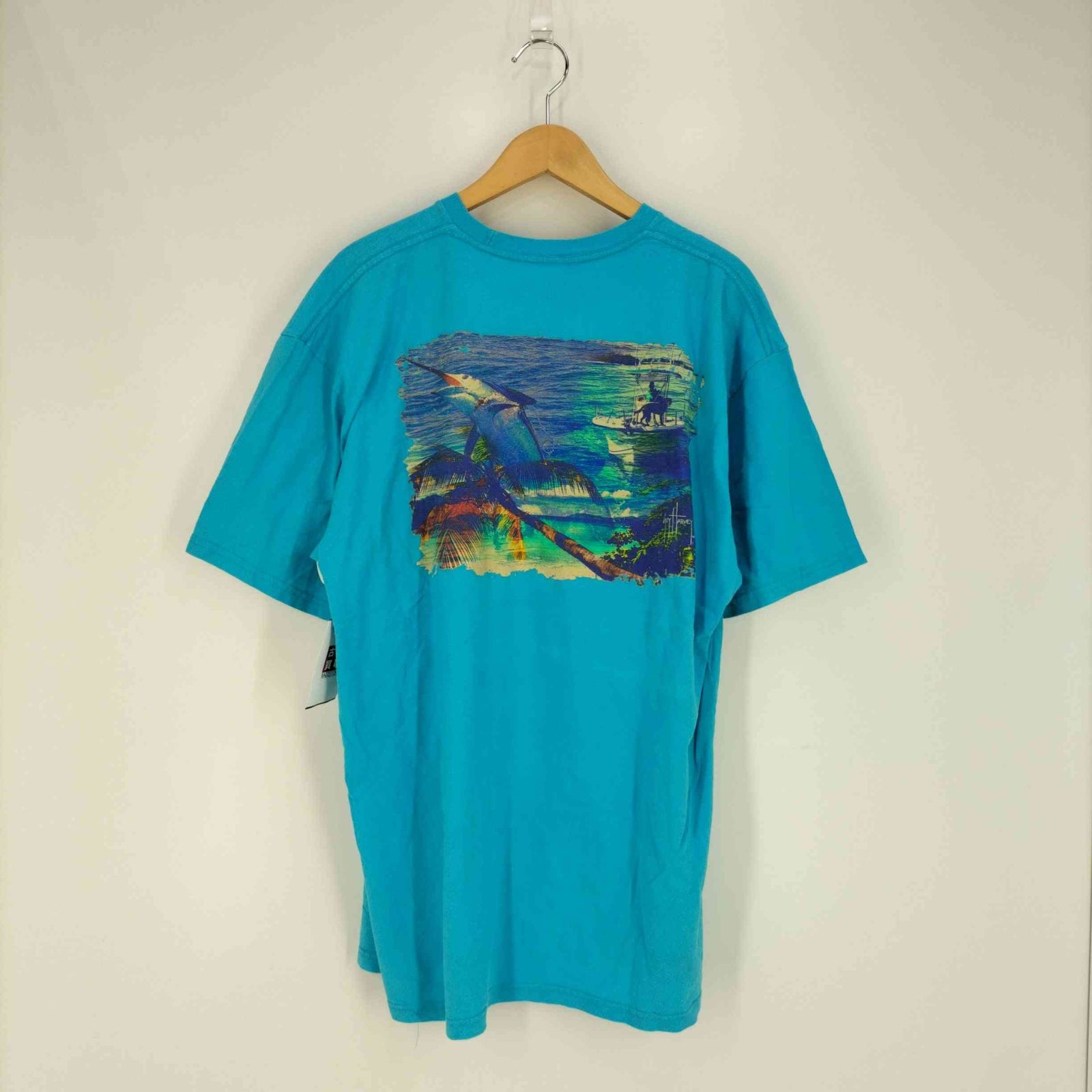 ガイハーベイ guy harvey 00s プリント クルーネックTシャツ メンズ import：XL