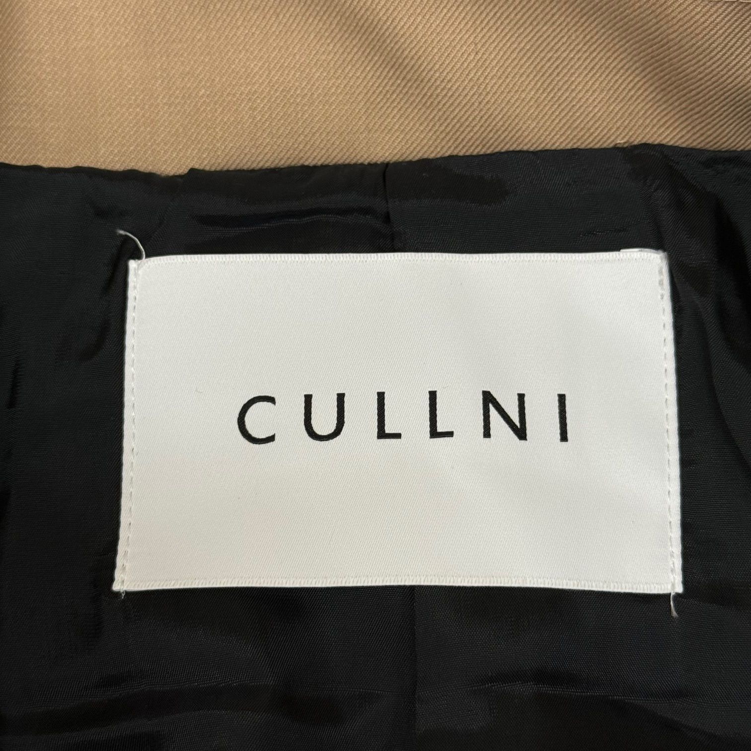 定価85800円 新品 CULLNI 23AW Wool Gabardine Trench Coat ウール 