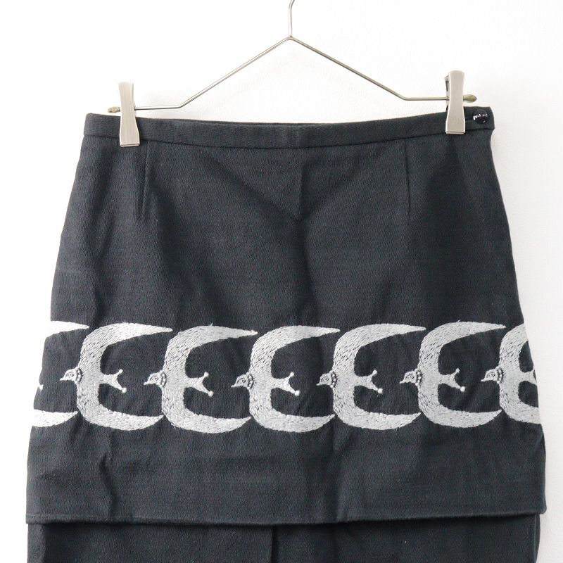 ミナペルホネンgoスカートグレー38