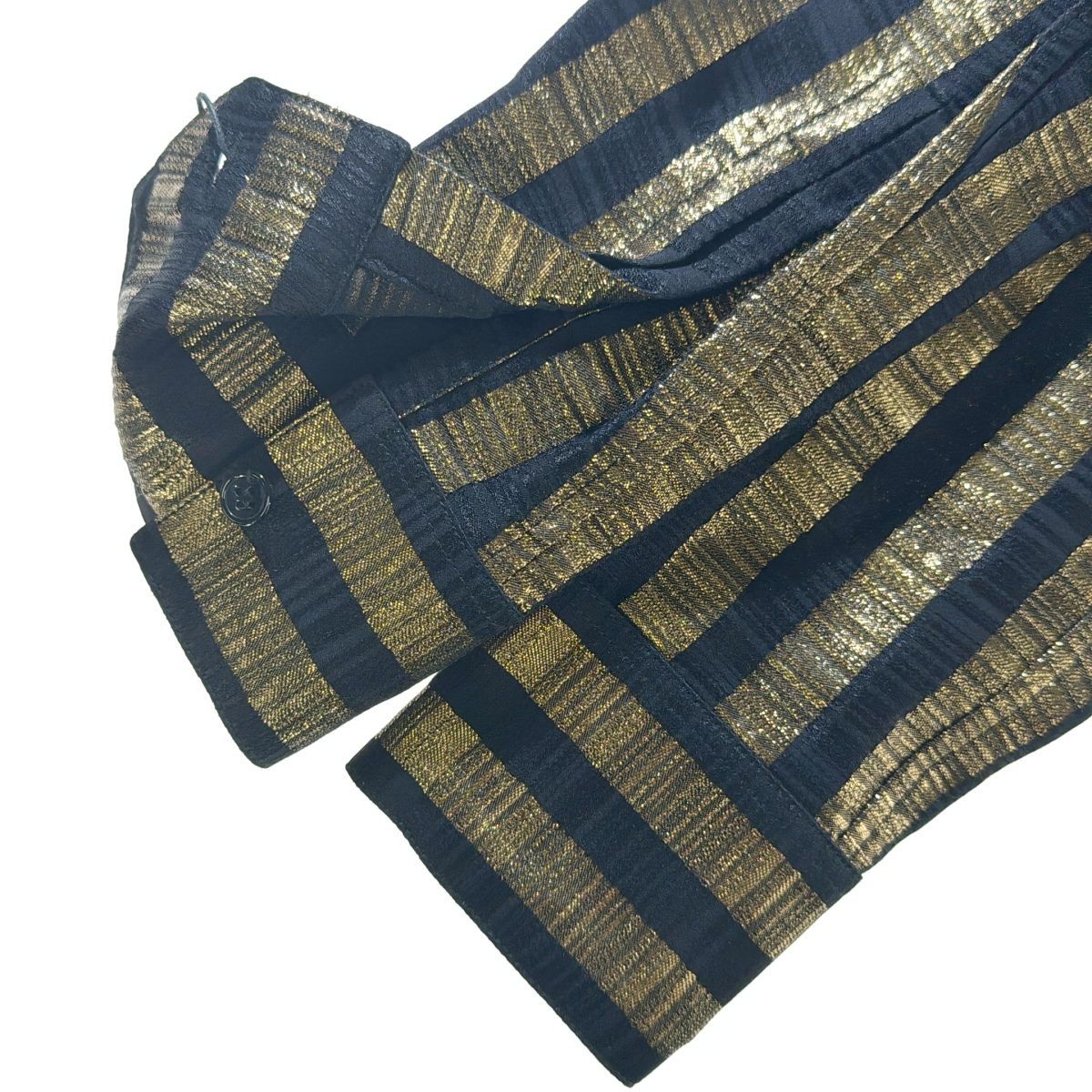 SAINT LAURENT PARIS サンローラン パリ 20SS gold striped shirt