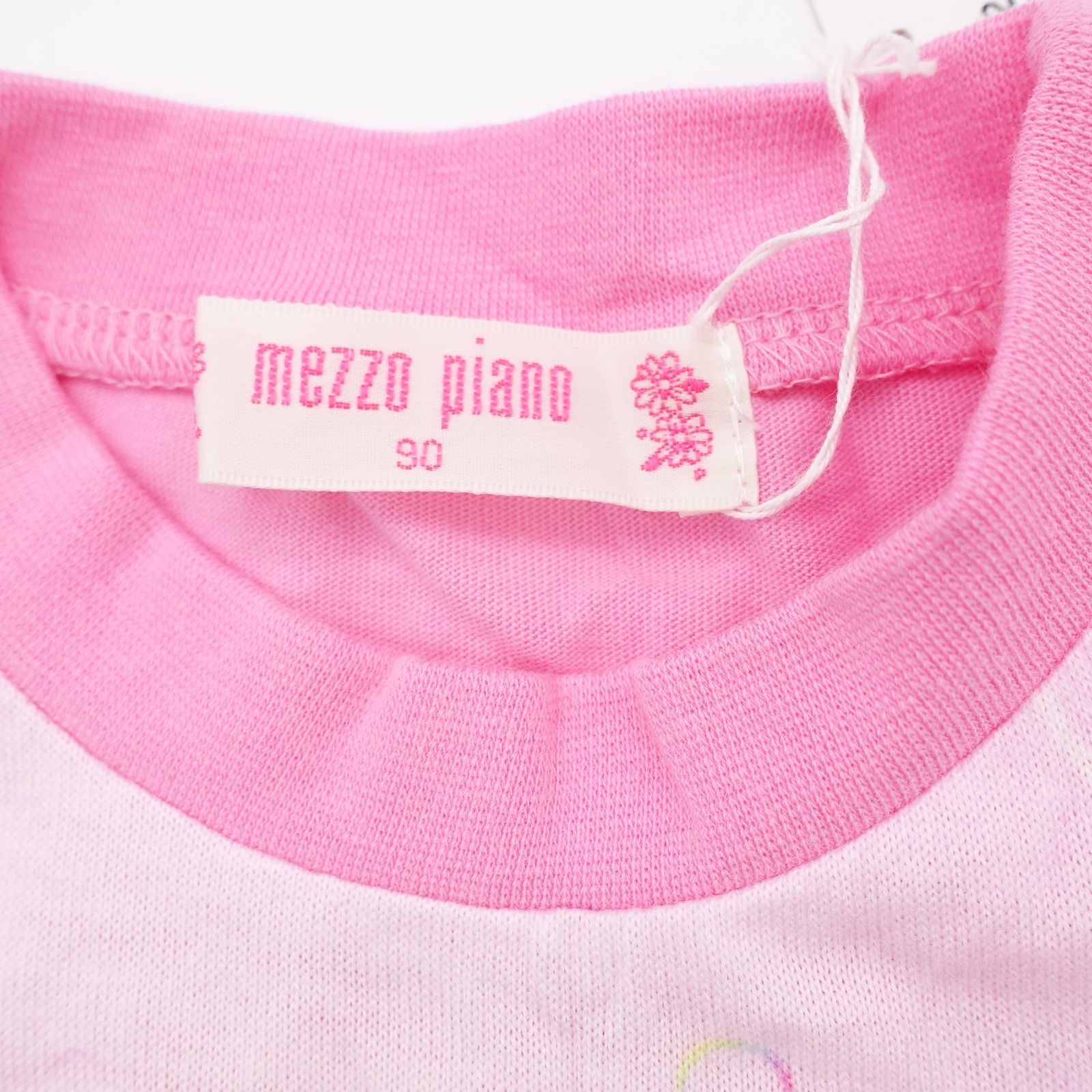Mezzo piano ベリエちゃん　Tシャツ　ピンク　epine ナルミヤ ベリエちゃん キラキラストーンTシャツ(F ピンク): キッズ