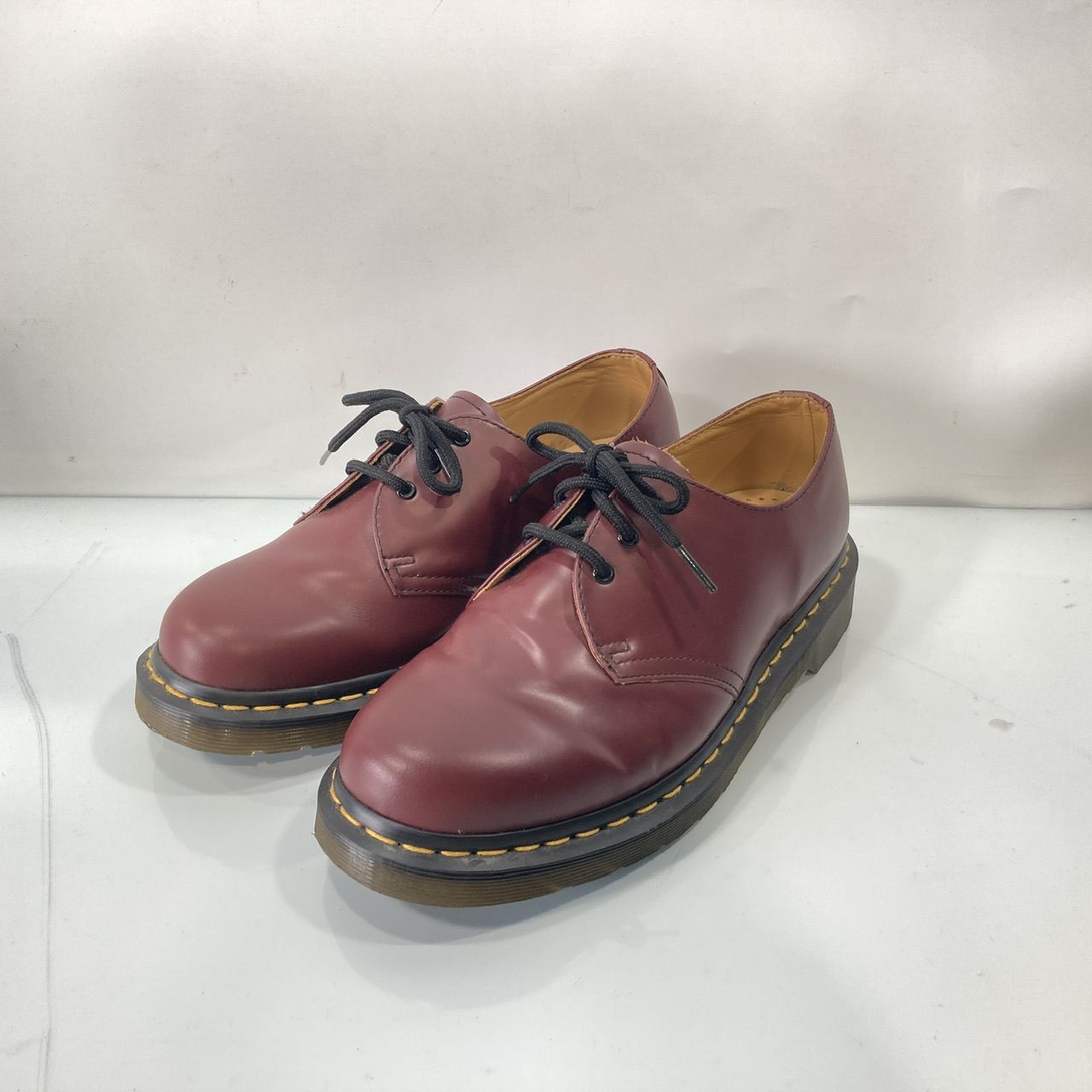 ドクターマーチン メンズ 革靴 UK7 26cm 3ホール チェリーレッド AW006 
