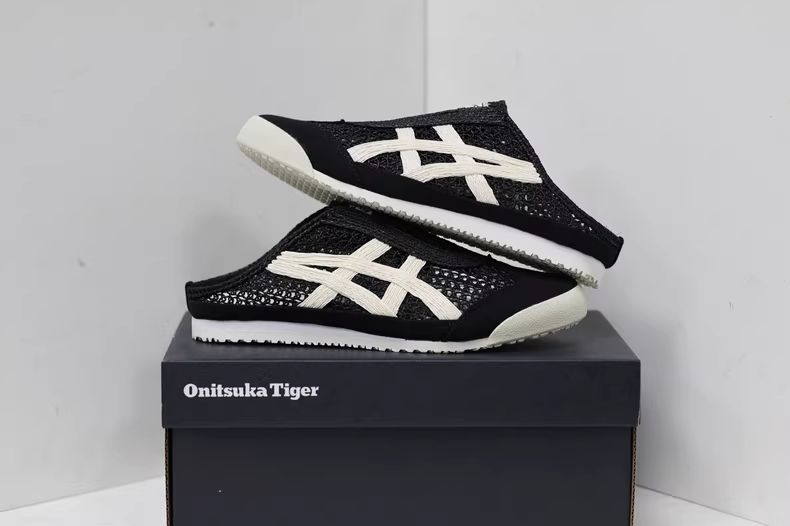 メンズシューズ Onitsuka Tiger オニツカタイガー ミュール MEXICO 66 SABOT CREAM KALE メキシコ 66 サボ クリーム ケール メンズ レディース