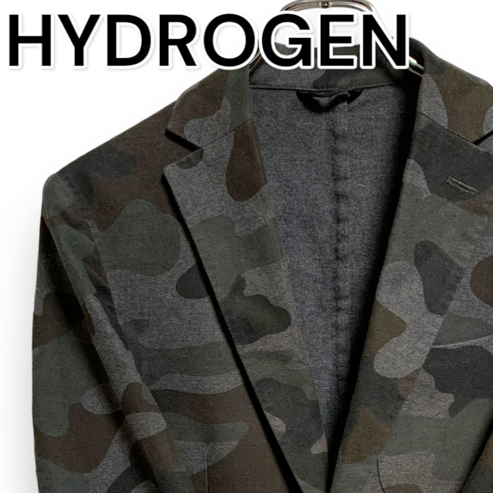 HYDROGEN◆ハイドロゲン/テーラードジャケット/M/コットン/GRN/カモフラ/使用感有(特に襟元) HYDROGEN（テーラードジャケット）のフリマアイテム一覧