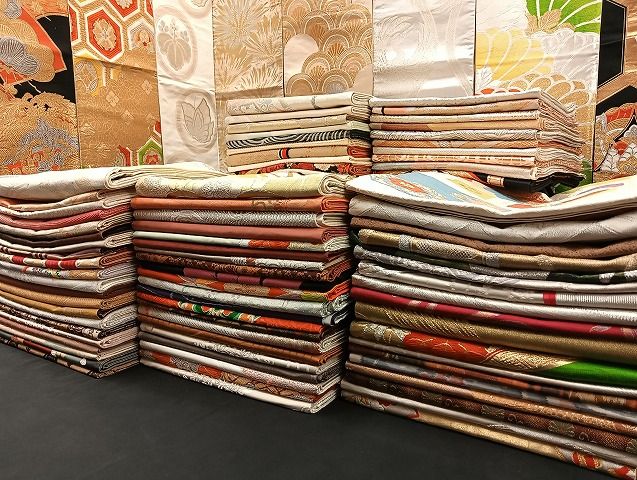 平和屋着物□袋帯 西陣 まとめて100点 鳳凰 向かい鶴 向かい蝶 風景 花  