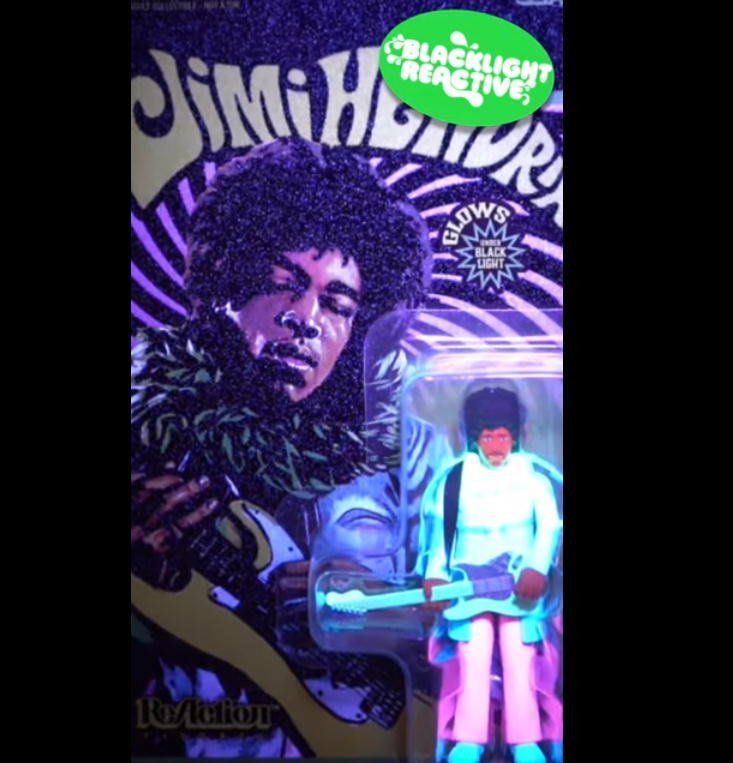 Amazon.com: Super7 Jimi Hendrix Blacklight (are You