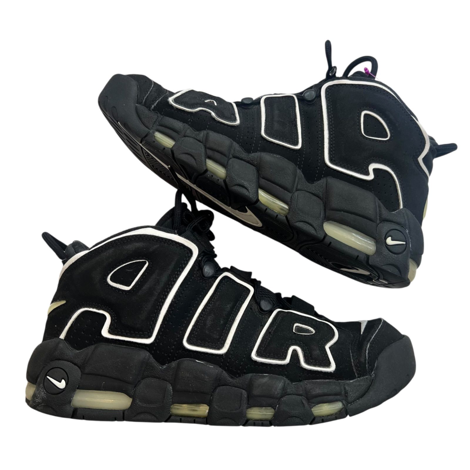 Nike Air More Uptempo Black/White 2016 28cm 414962-002ナイキ エア 