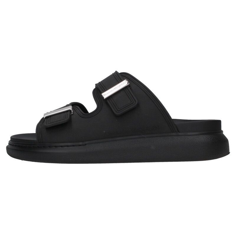 ALEXANDER McQUEEN ⭐︎ラバーサンダル 黒 ⭐︎表記サイズ42M アレキサンダーマックイーン ラバー サンダル 43 メンズ
