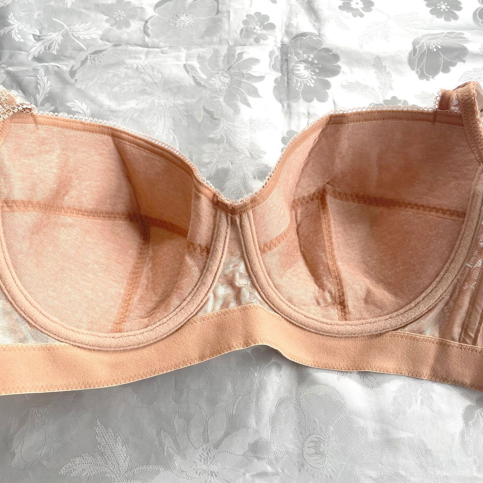 新品 ルネローラン フルカップブラジャー C65 ヌードカラー 定価00