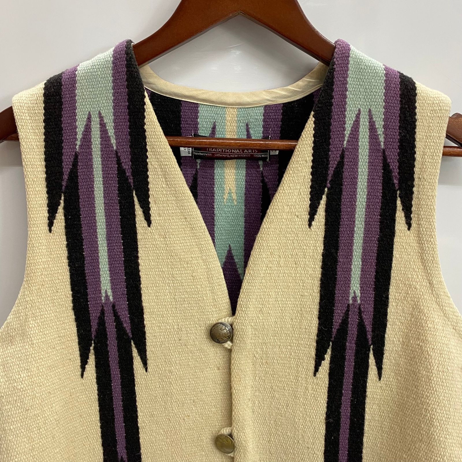 希少サイズ 32 CENTINELA vtg チマヨ ベスト グレー オルテガ 希少