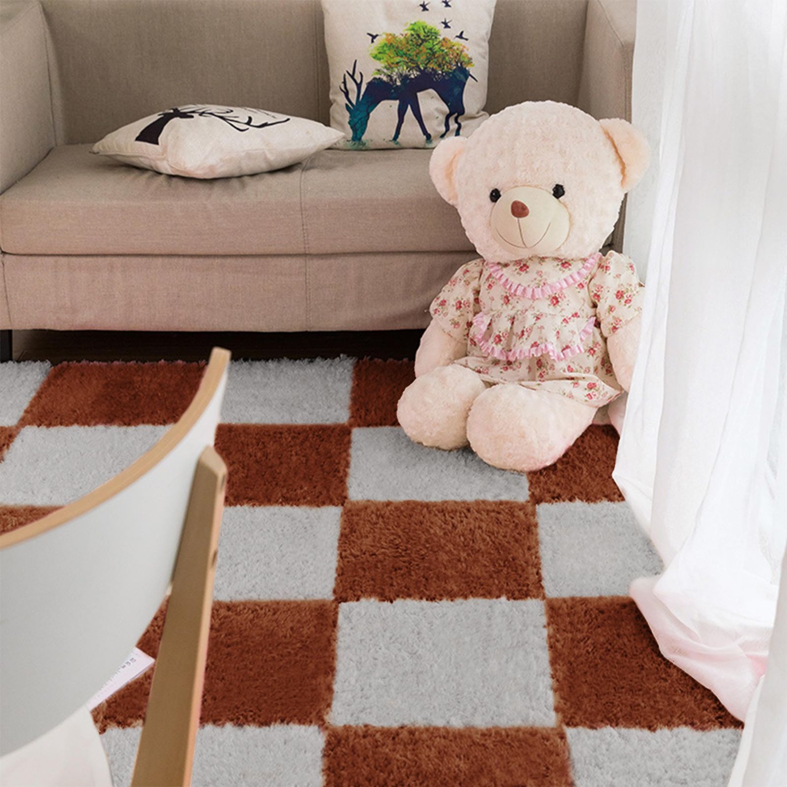 Flower Floor Mat Pink × White ラグ フロアマット 最終値下げ！カイカイキキ 村上隆 フロアマット（村上隆 Flower