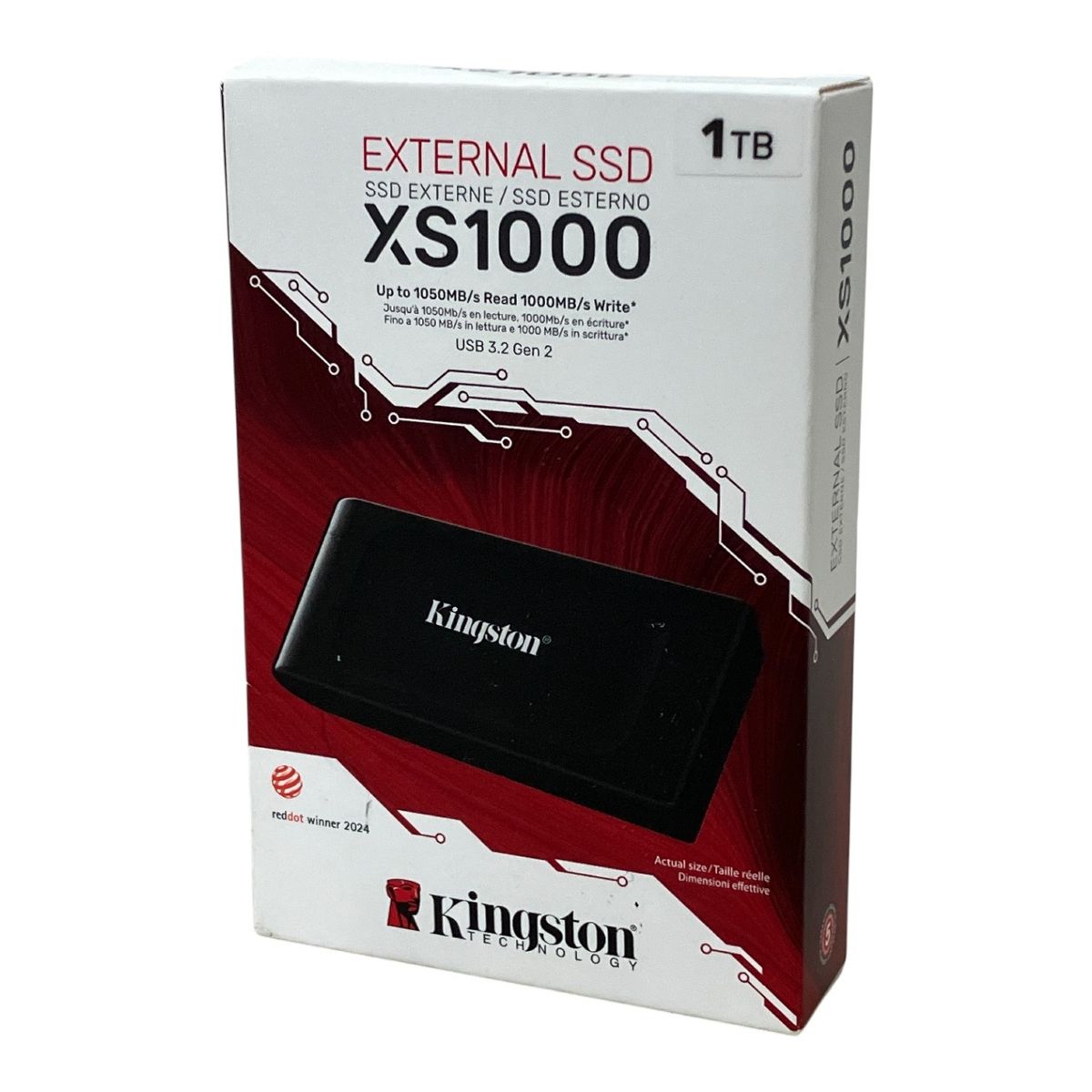 Kingston XS1000 1TB 外付けSSD ストレージ パソコン周辺 M10523930