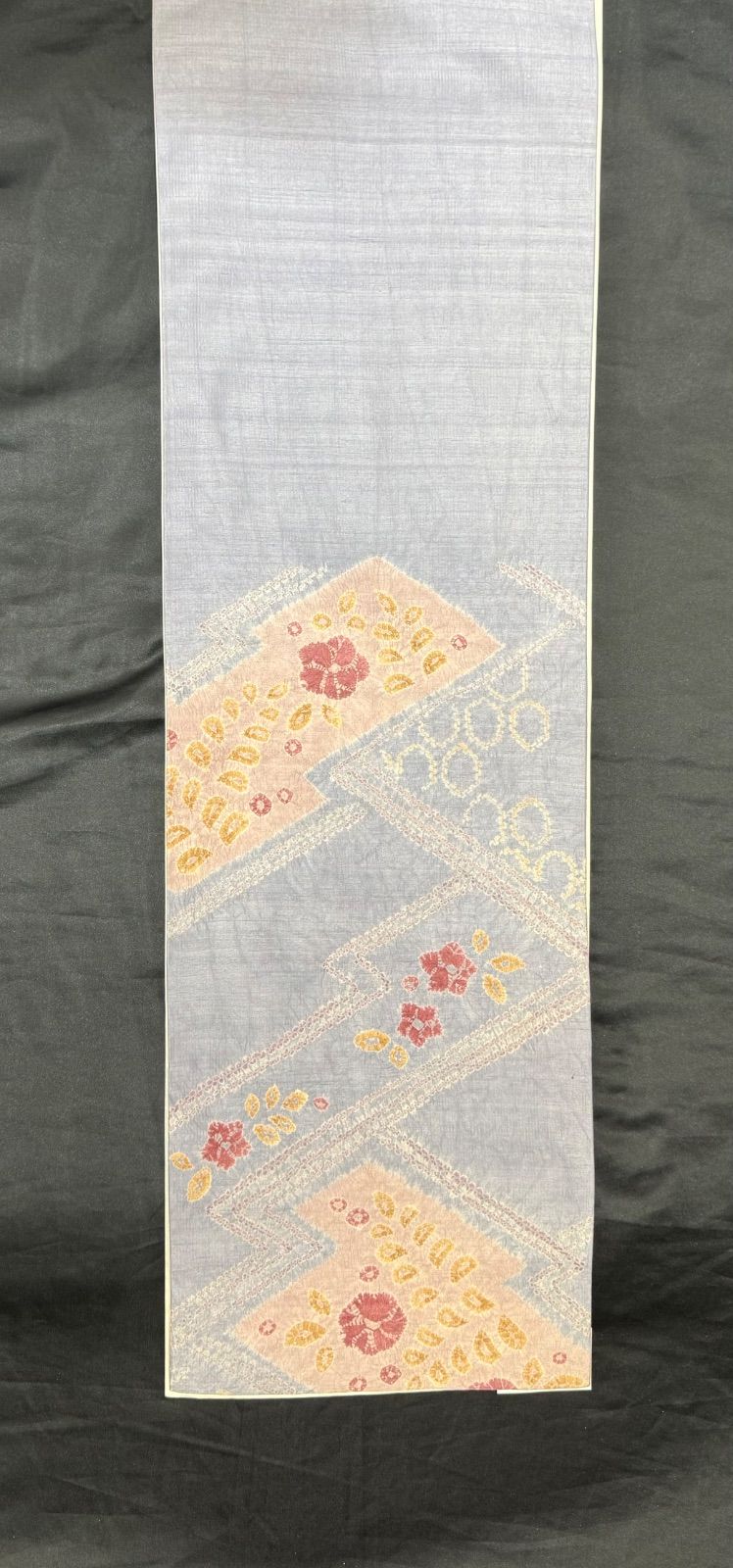 k31⭐️辻が花薄紫⭐️豪華絢爛綺麗華麗逸品美品長さ440cm正絹袋帯 k31⭐️辻が花薄紫⭐️豪華絢爛綺麗華麗逸品美品長さ440cm正絹