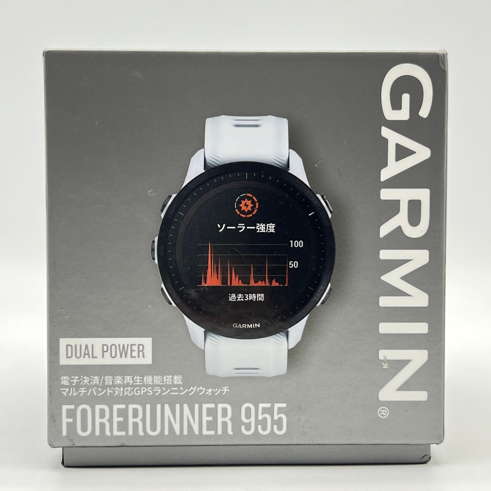 GARMIN Forerunner 955 Dual Power 010-02638-D1 ホワイト