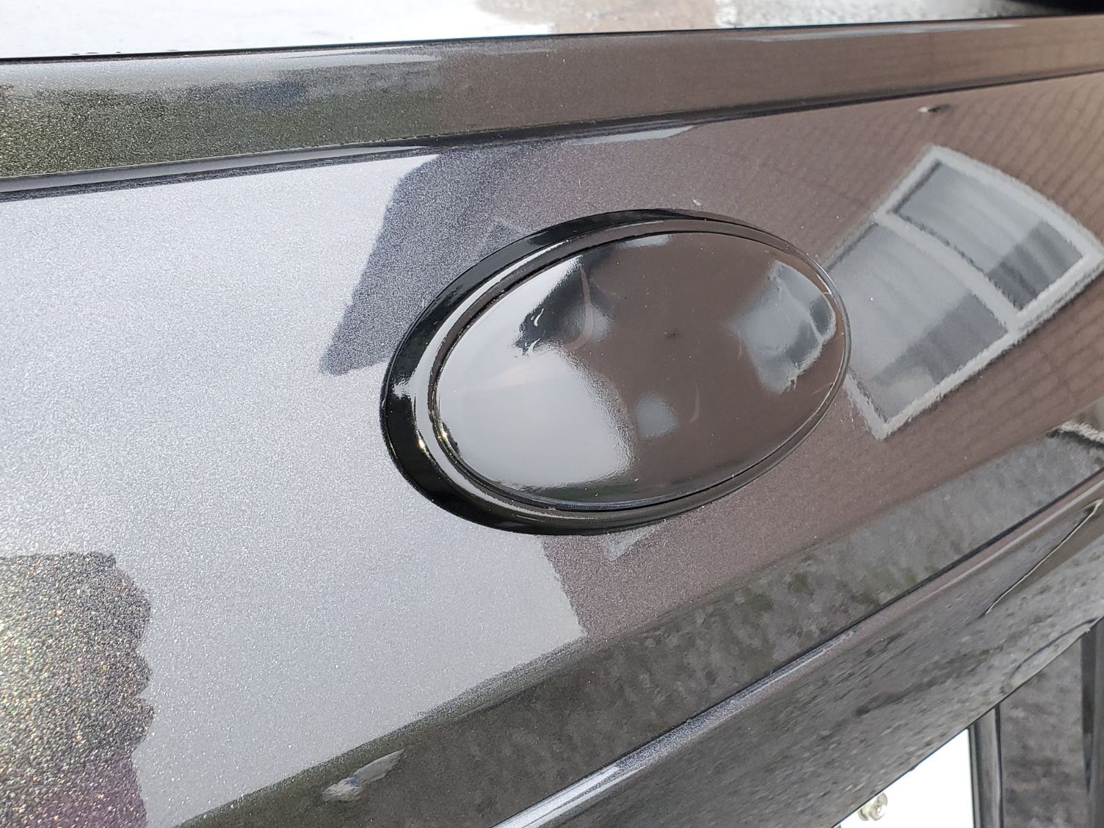Tint+再利用Ok エンブレム スモークフィルム(ブラックスモーク)レガシイB4 BM9/BMG/BMM 後期 D/E/F型 BMレガシー レガシィ