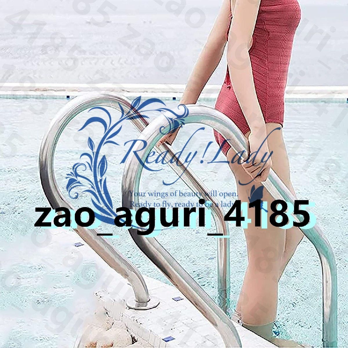 304ステンレススチール製プールラダー