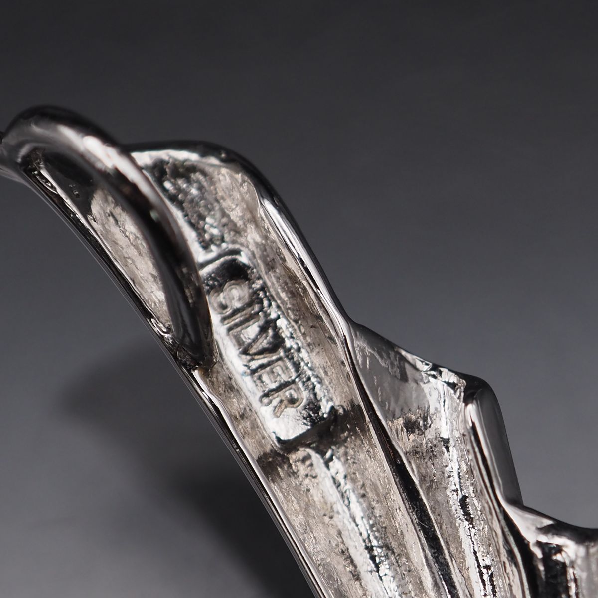A482 本真珠 10.6mm珠 パール SILVER刻印 ブローチ フラワー