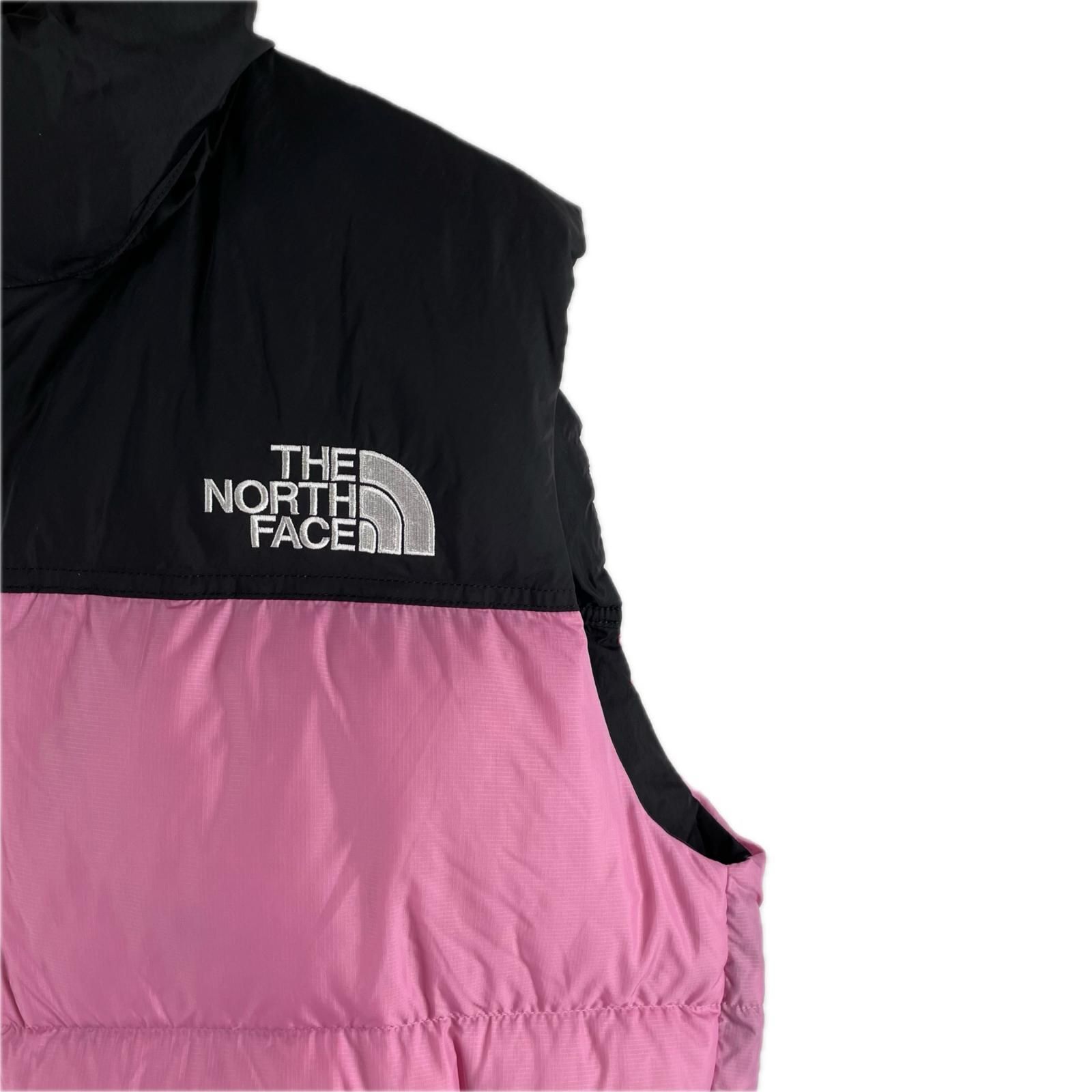 極美品 THE NORTH FACE ザ・ノースフェイス ピンク×ブラック 無地 秋冬