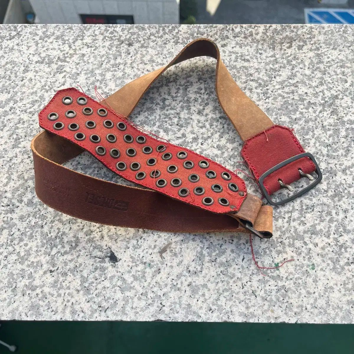 超希少/Y2K】DIESEL アーカイブ スタッズベルト 00s ディーゼル 超希少/Y2K】DIESEL アーカイブ スタッズベルト 00s ディーゼル