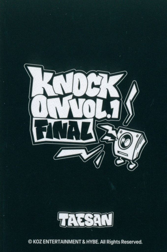 BOYNEXTDOOR ランダムトレカ TAESAN KNOCK ON VOL.1 FINAL