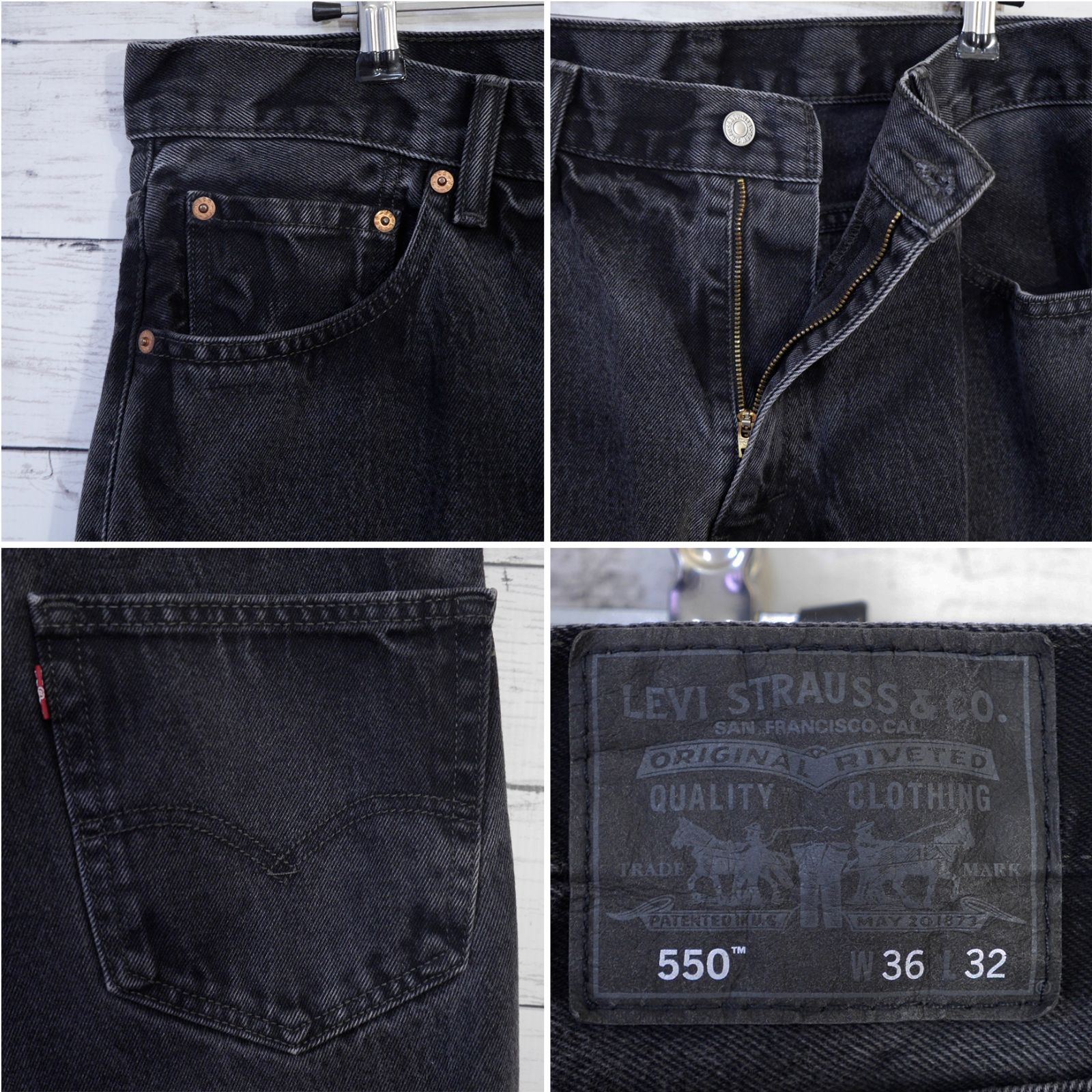 美品 リーバイス Levi's 550 W36L32 RELAXED FIT リラックス