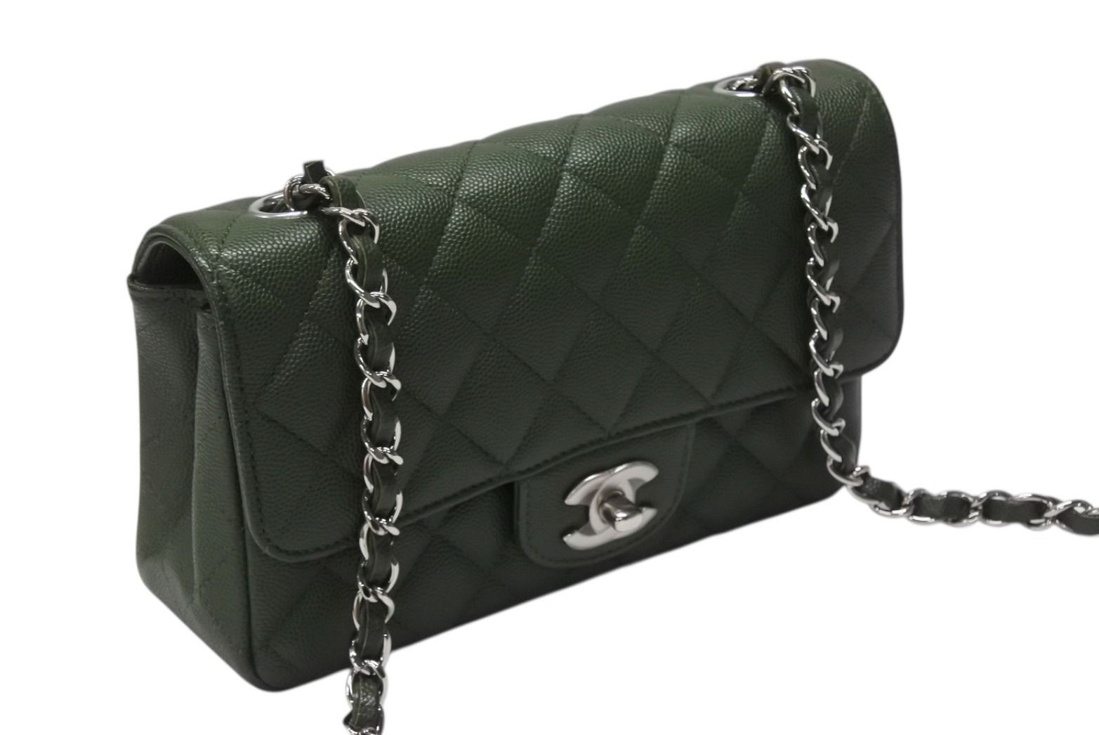 Chanel ショルダーバッグ ブラック/グリーン CHANEL シャネル スポーツライン ショルダーバッグ グリーン