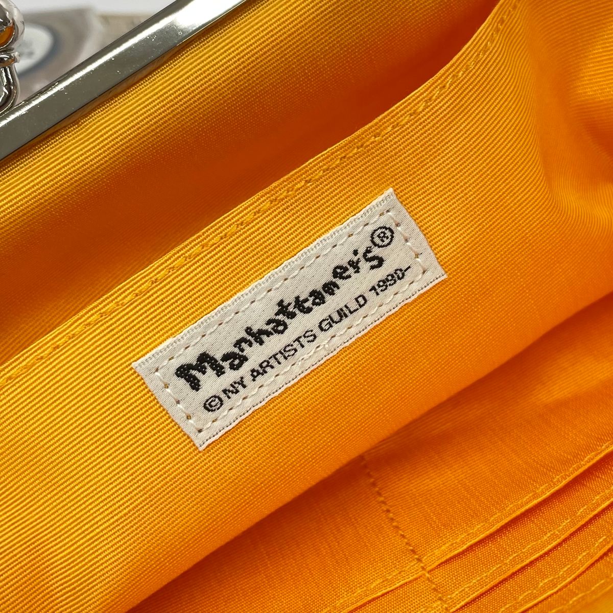 【soraneko】マンハッタナーズ　がま口長財布　猫　新品未使用 Manhattaner's マンハッタナーズ 長財布 がま口/ネコ PVC マルチ