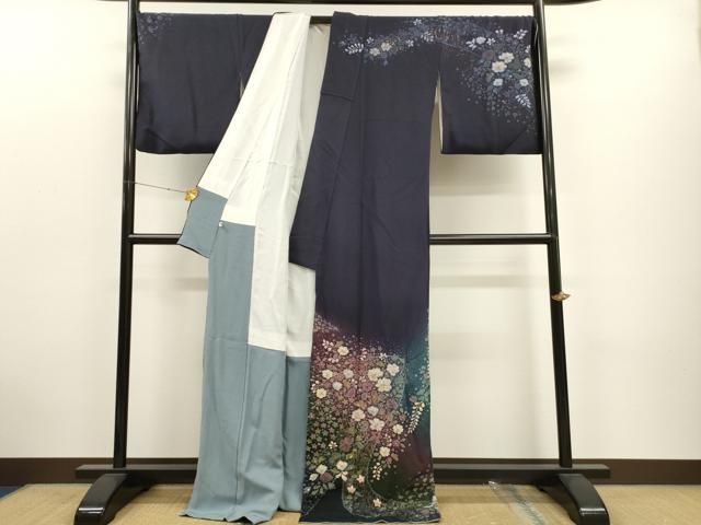 平和屋着物○吉乃一廉 幻の辻が花 訪問着 辻が花 絞り 暈し染め 金彩