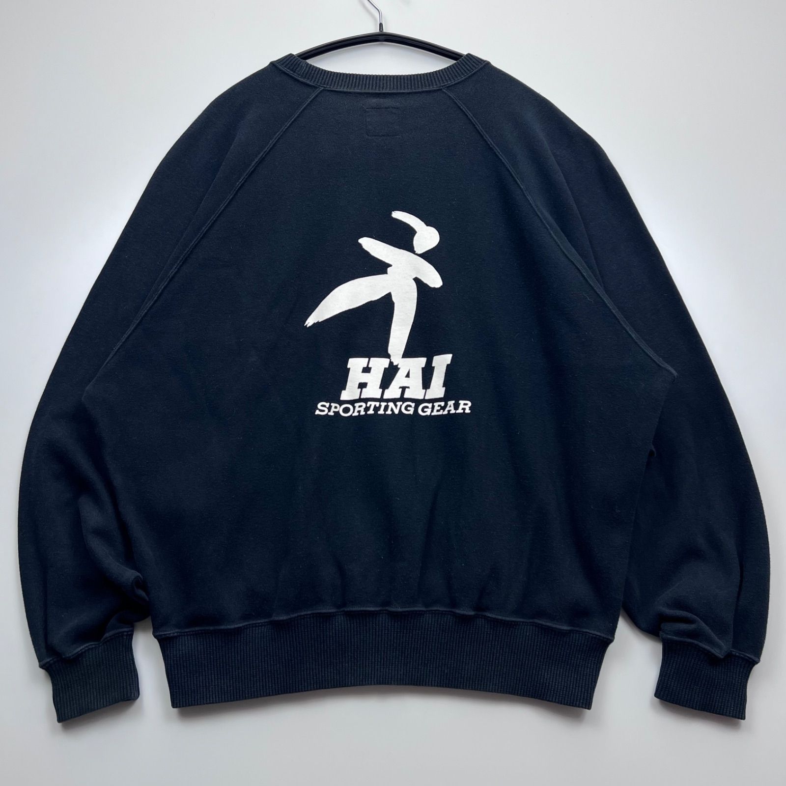 【初売り】 print back vtg 80s gear sporting HAI sweatshirt miyake issey トップス